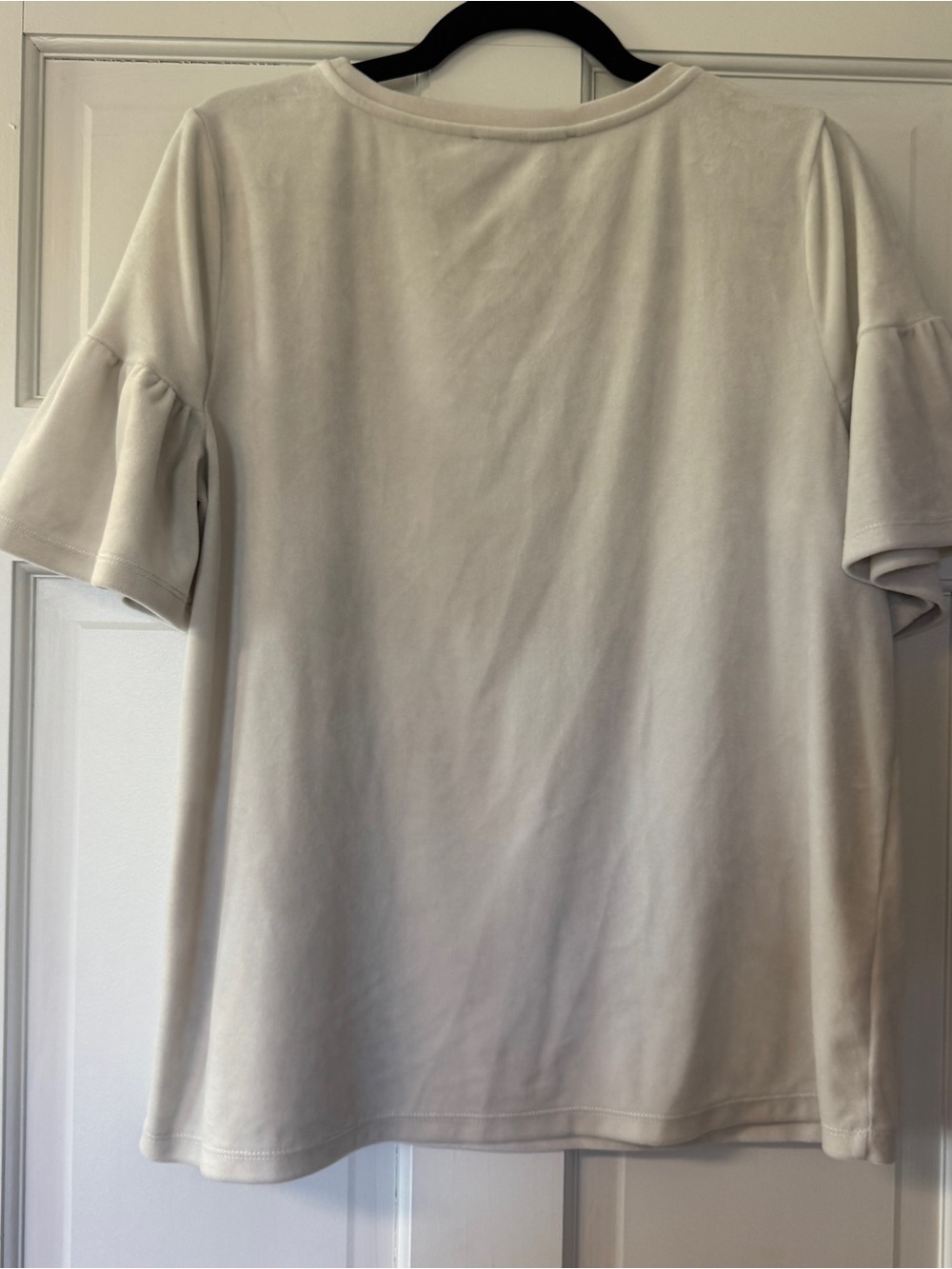 LOFT • Velvet Bell Sleeve Top - Picture 4 of 4